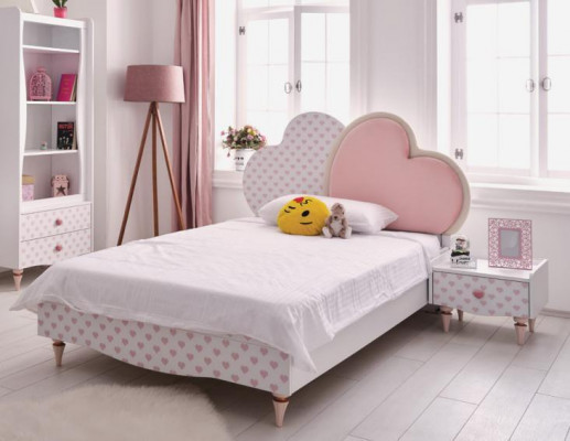 Luxus Better Kannerbett Kannerzëmmer Bett Kannerbett Miwwelen Holz Wäiss Nei