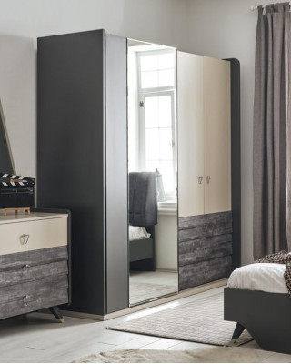 Kleederschaaf Design Luxus Schaf Modern Stil Schief Modern Stil Schiefsschléifer Schlofzëmmer Miwwelen