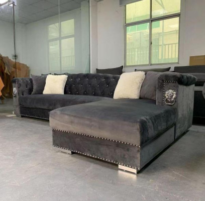 Ecksofa Canapé Sofa Eckgarnitur Design Sofaen Wunnlandschaft Gro Stoff
