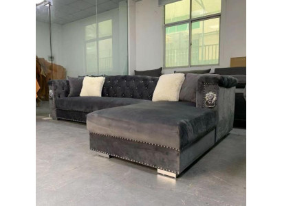 Ecksofa Canapé Sofa Eckgarnitur Design Sofaen Wunnlandschaft Gro Stoff