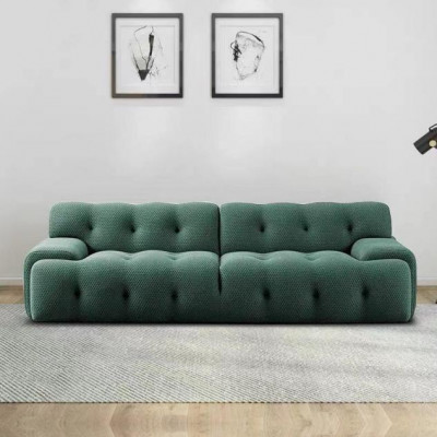 Design Sofa 2 Sëtzer Relax Sofas Club Textil Polster Couch Stoft Couchen