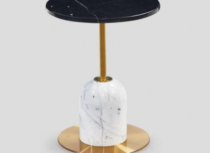 Säitentësch luxuriéise Marmor Modern Diwantësch Kaffisdësch Wunnzëmmer