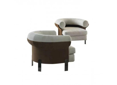 Luxuriéis Still Modern Still Telévisionscouch 1-Sëtz Sofa Textil Stoff