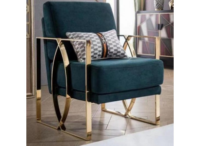 Luxuriéis Still Modern Design Gréng Relax Sessel Sëtz Luxus Waarderaum Nei