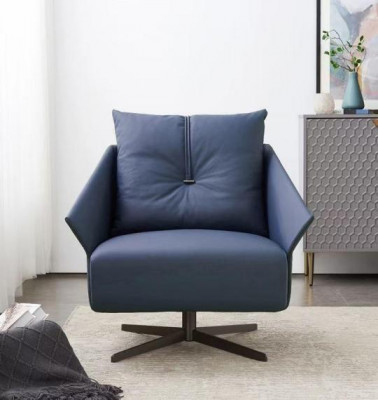 Sesselfauteuil Wunnzëmmer blo Modernen Design Luxus Sëtzmiwwel Relax Club nei