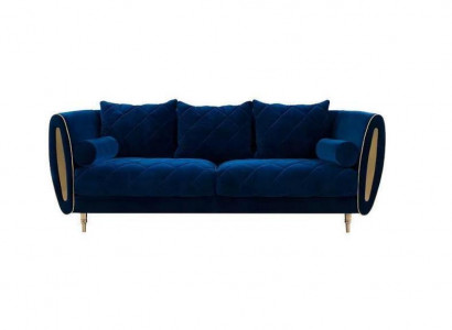 Design Blo 2-Sëtz Relax Sofa Sofa Textil Polster Canapé Stoff Couchen