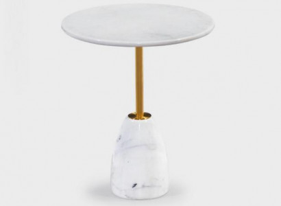 Couchtisch Luxus Design Marmerdësch Bäistelltiesch Wunnzëmmer Ronn nei