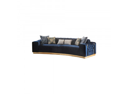 Polstersofa 4-Sëtzer Sofa Textil Sëtz luxuriéis Design Sofas Modern