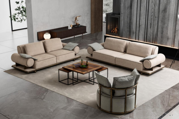 Luxus Canapé Set Canapé Garnitur Canapéë 4 3 1 Sëtzer Stëfter 3-delig Couch Set