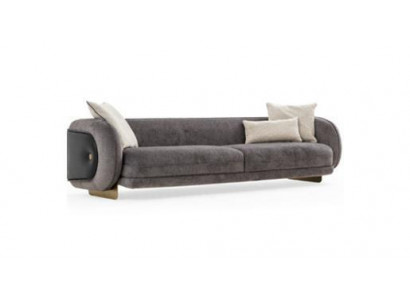 Wunnzëmmer Gro Textil Sofa 4 Sétzer Luxus Miwwelen Sëtzdesign Couch Lounge
