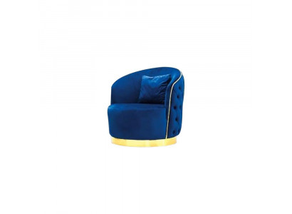 Blo Chesterfield Fauteuil Wunnzëmmer Rondfauteuil Designer Eenzëtzeger. xlmoebel.lu