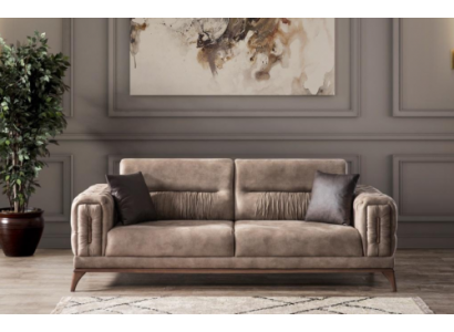 Grouse Këssen Dräisëtzer Luxus Chesterfield Wunnzëmmer 3-Sëtzeger