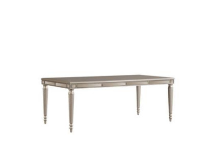 Beige Iesszëmmerdësch Designer Iessdësch Modern Holzdëscher Luxus Miwwelen