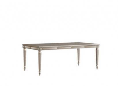 Beige Iesszëmmerdësch Designer Iessdësch Modern Holzdëscher Luxus Miwwelen