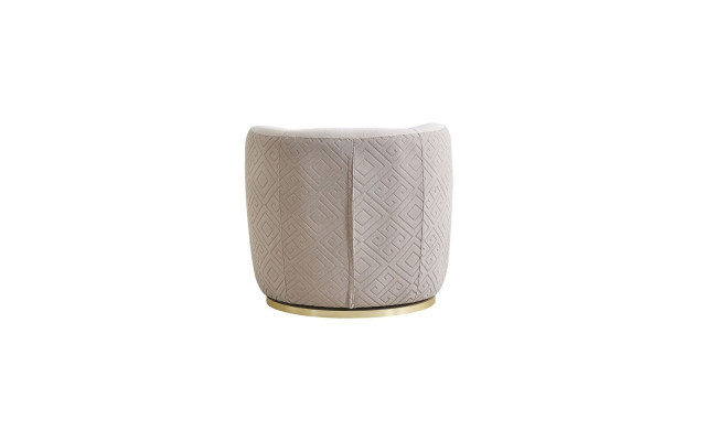 Beige Wunnzëmmer Fotell Designer Polstersëtzer Edel Lounge Eensëtzer