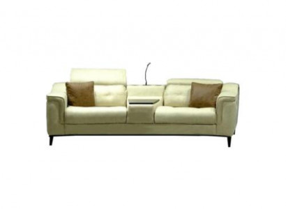 Beige Zwee-Sëtzer Designer Sofa 2-Sëtzer Wunnzëmmer Luxuriéis Sëtzméibel