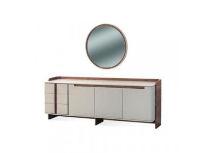 Modern Sideboard Designer Wunnzëmmer Kommoden Luxuriéisen Schaf 2-deeleg.