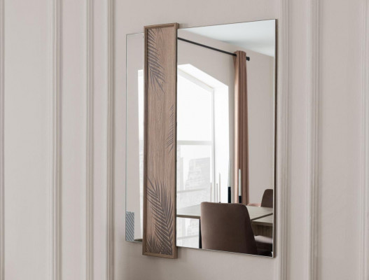 Designer Wandspigel Moderne rechteckeg Spigel Iesszëmmermiwwel Nei