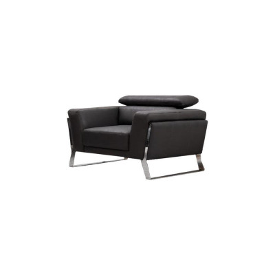 Wunnzëmmer Schwaarze Fauteuil Clubfauteuil Relaxfauteuil Metall Einsëtzer Nei