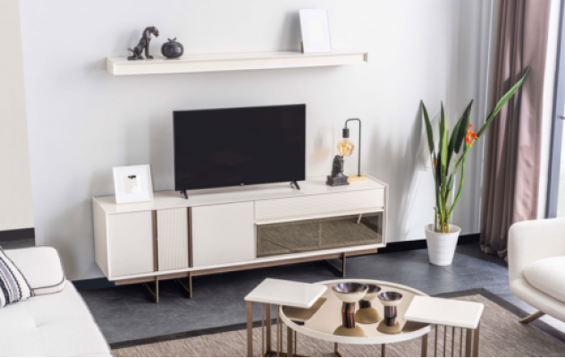 Stilvoll Televisiounsmiwwel Designer TV-Lowboard Modern Regaler Robust Miwwelstécker