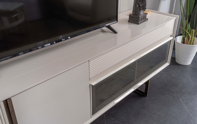 Stilvoll Televisiounsmiwwel Designer TV-Lowboard Modern Regaler Robust Miwwelstécker