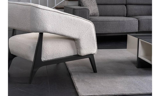 Design 1-Platze Luxus Fauteuil Polstermöbel Textil Relaxsëtz Modern