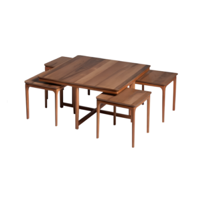 Komplett Couchtische Niewendëscher Kaffeestëscher Sofa Dëscher Brong