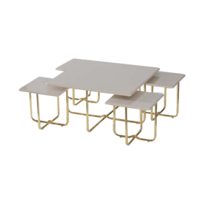 Komplett Dëscher Niewendëscher Sofas-Dëscher 5-Stéck Clubdëscher Beige