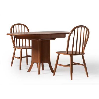 Klasseschen Iessdësch Iesszëmmerdësch Braun Holz Holzdësch Dësch Kleng