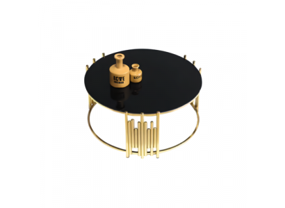 Wunnzëmmer Dësch Niddreg Dësch Kaffisdësch Bäidësch Gold Sofa Dësch