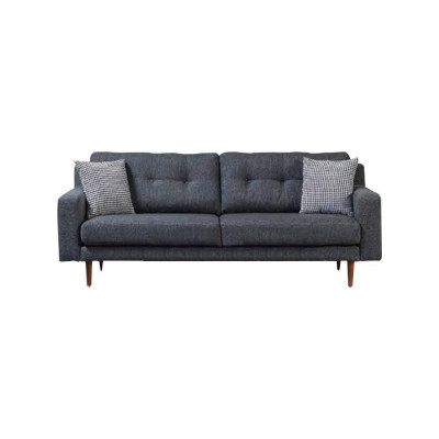 Grau Wunnzëmmer Sëtzgrupp Luxus Sofas Designer Fauteuil 3 Deeler