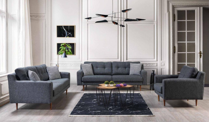 Këssen Gréng 1-Plaz Wunnzëmmer Miwwelen Stilvollen Fauteuil Moderne Sëtz