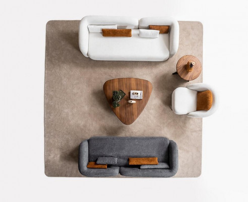 Canapé-Set x2 3-Plaz Canapéen 1-Plaz Modern Komplett Set Polster Garnitur