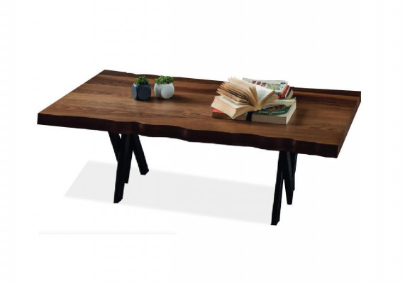 Komplett Braun-Schwaarz Iessgrupp Designer Holz Iessdësch Polsterstillen