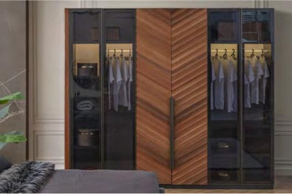 Schlofkummer Kleederschaf Luxus Glasschaf Stilvoll Ariichtung