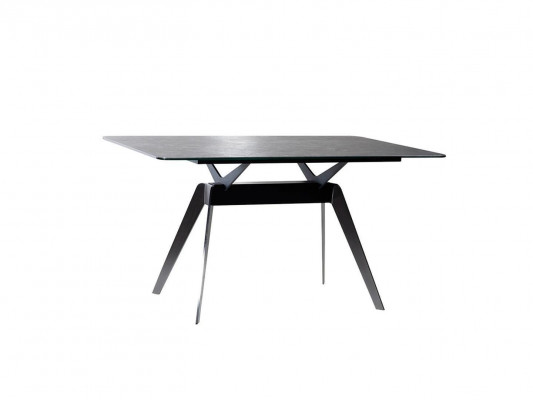 Iesszëmmer Luxus Iessdësch Neien Dësch Modern Design Miwwelen Metallesch Ariichtung