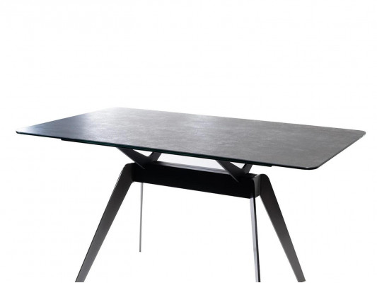 Iesszëmmer Luxus Iessdësch Neien Dësch Modern Design Miwwelen Metallesch Ariichtung