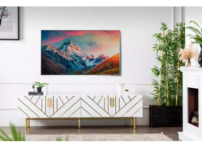 Wunnzëmmer TV Ständer Modern Holz Fernsehstänner Schaf Miwwelen