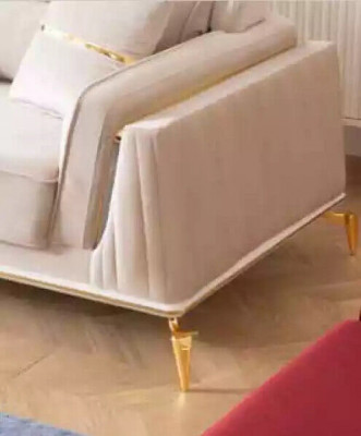 Wunnzëmmer Sofagarnitur Set 3+3+1 Sitzung Sofa Canapé Garnitur Miwwelen
