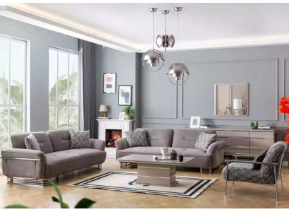 Ensemble vu Sofagarnituren 3+3+1 Sëtzer Wunnzëmmer Set Modern Set Nei Luxus Miwwelen