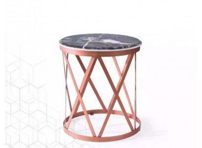 Wunnzëmmer Bäizëlltësch luxuriéis Luxus Miwwel Dësch brong Design nei