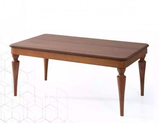 Cofferdësch Luxusdesign nei Wunnzëmmer Miwwelen brong Dësch Holz