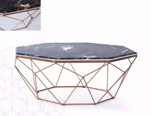 Modernt Wunnzëmmerdësch Couchtisch aus Holz Sofadësch schwaarz