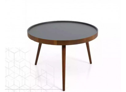 Ronnen Iesszëmmer Dësch Couchtisch Faarf Brong Nei Stil Modern Holz
