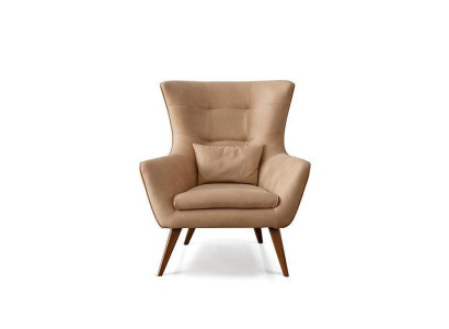 Wunnzëmmer Fauteuil beige Design Canapé Luxus Neit Relax Lounge Polster