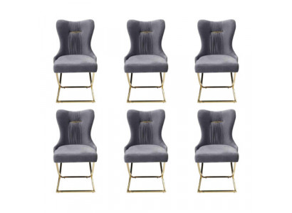 Stilvoll Iesszëmmer 6x Still Luxus Fauteuil Stull gro Fauteuil Wunnzëmmer Miwwelen nei