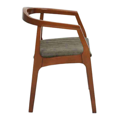Stull Braun Design Wunnzëmmer Iesszëmmer Holz 6x Still Polster Nei