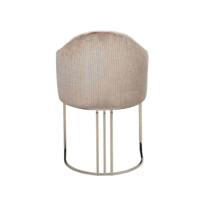 Iesszëmmer Still Luxus 4x Still Textil Design Metall Modern Stull Miwwelen