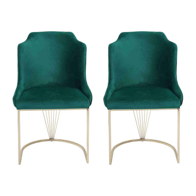 Designer Grénge Iesszëmmerstull 2x Still Luxus Einsëtzer Modern Iesszëmmer