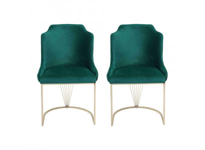 Designer Grénge Iesszëmmerstull 2x Still Luxus Einsëtzer Modern Iesszëmmer